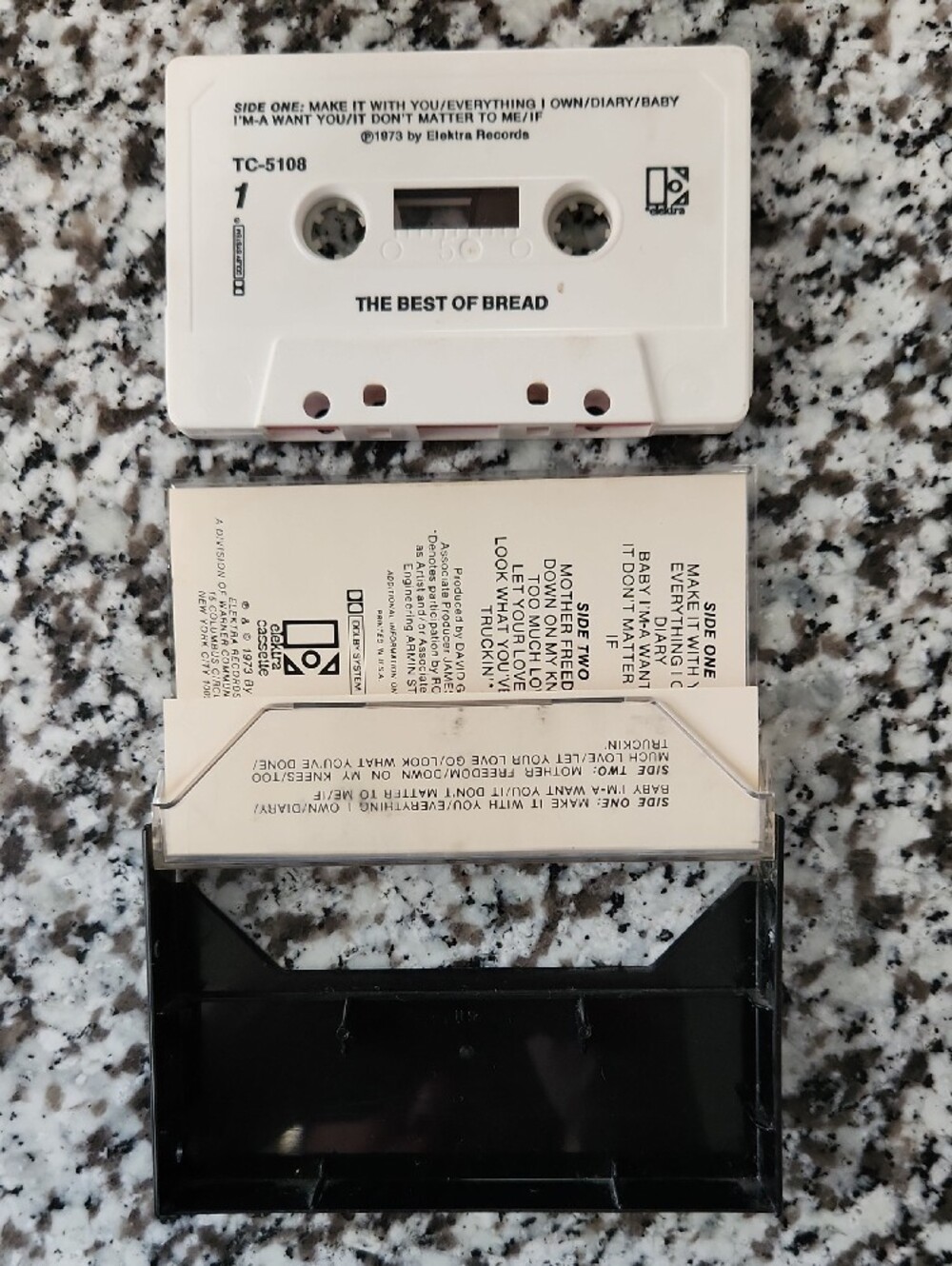 The Best of Bread Vintage 1973 Cassette Tape Compilation Elektra Records - Picture 2 of 9